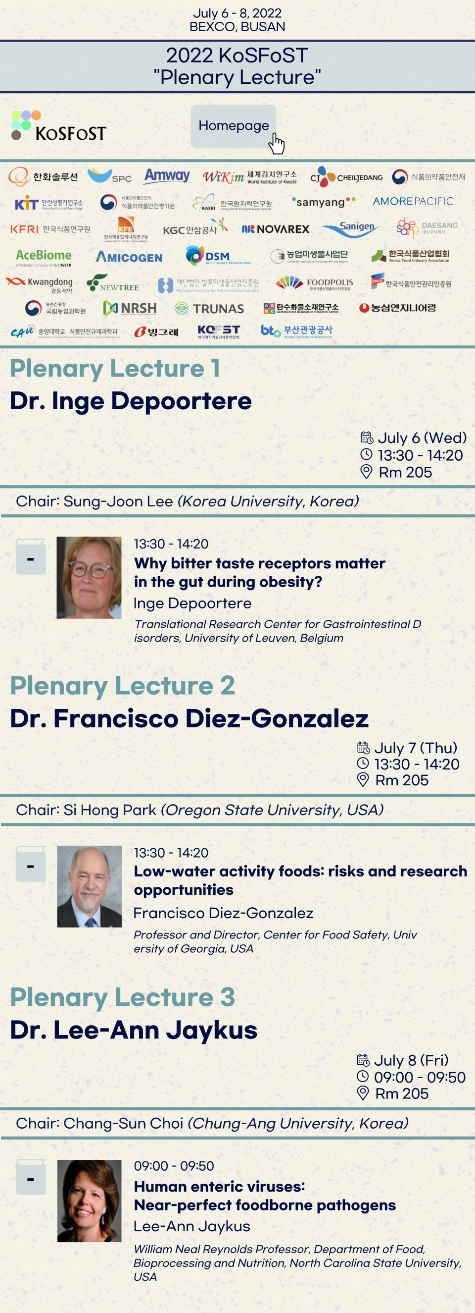 Plenary Lectures